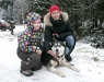 Фото с собаками (сибирский хаски Артемис)